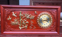 Tranh Đồng Hồ Chữ Lộc - Mạ Vàng