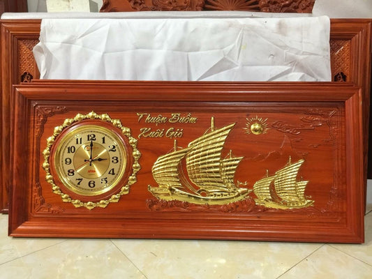 Tranh Đồng Hồ - Thuận Buồm Xuôi Gió