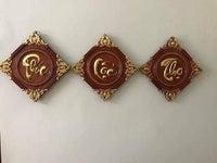 Tranh Chữ Treo Tường Phúc Lộc Thọ Mạ Vàng