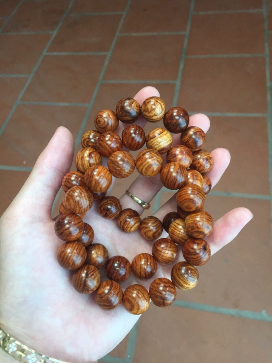 Vòng Tay Gỗ Sưa Đỏ Quảng Bình 14 li