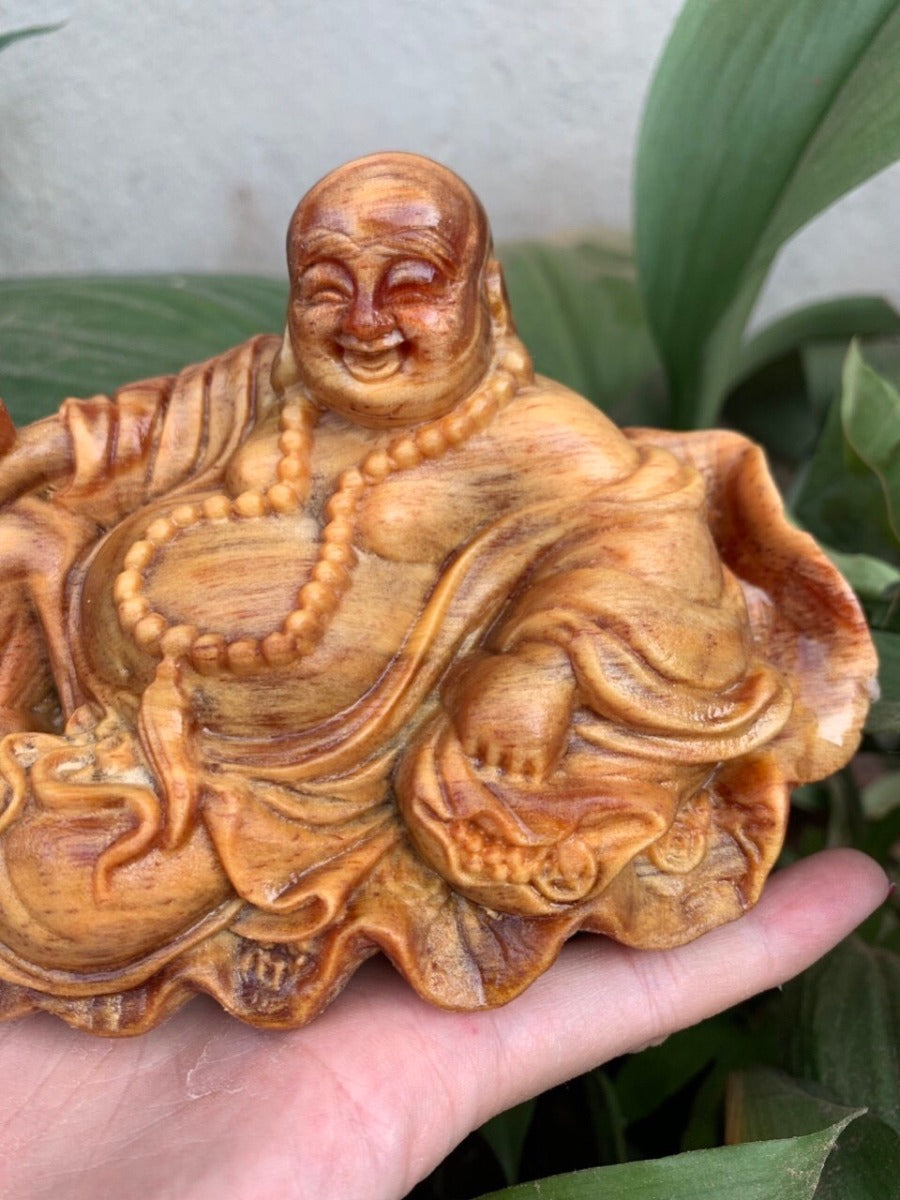 Di lặc Đặt Ô tô Gỗ Huyết Long