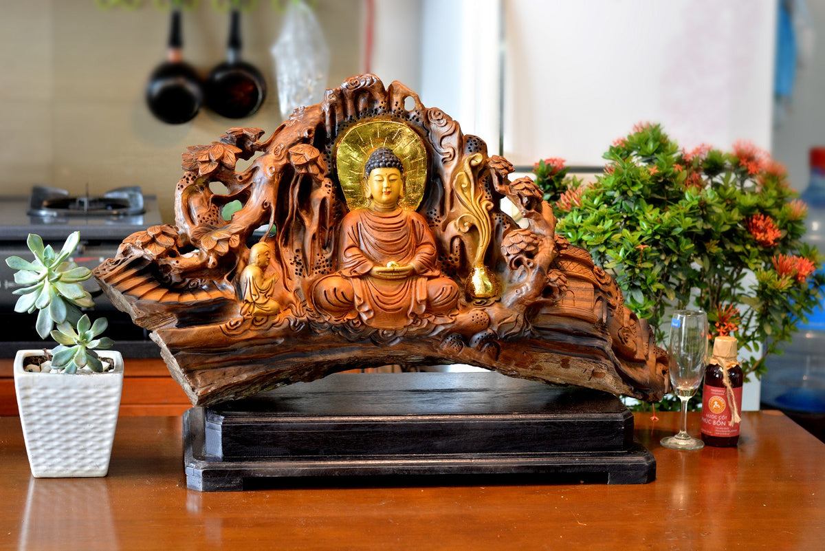 Phật Ngồi Am Núi