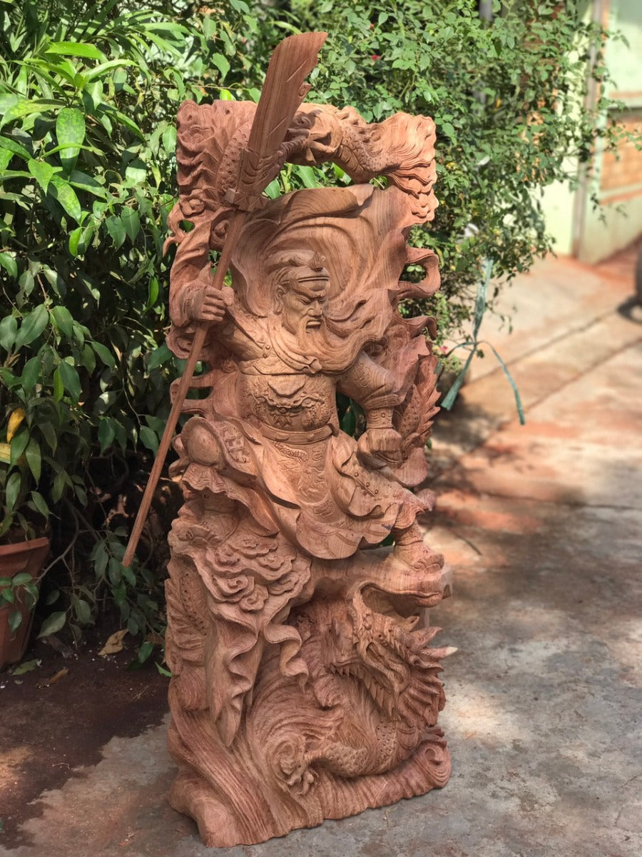 Tượng Quan Công Hàng Long Cao 1m