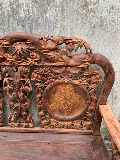 Trúc Nam 8 Món Gỗ Trắc Lào