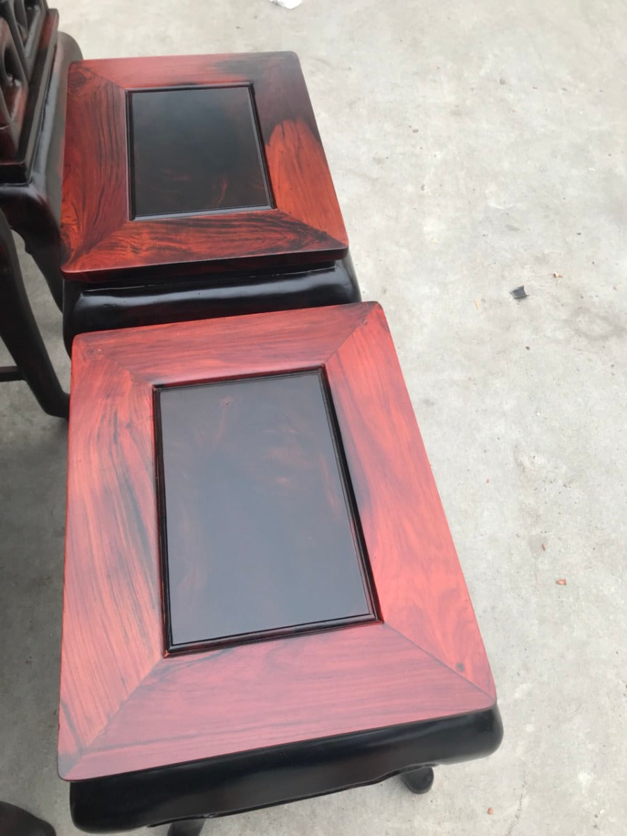 Bộ Bàn Ghế Móc Mỏ Gỗ 8 Món Trắc Lào