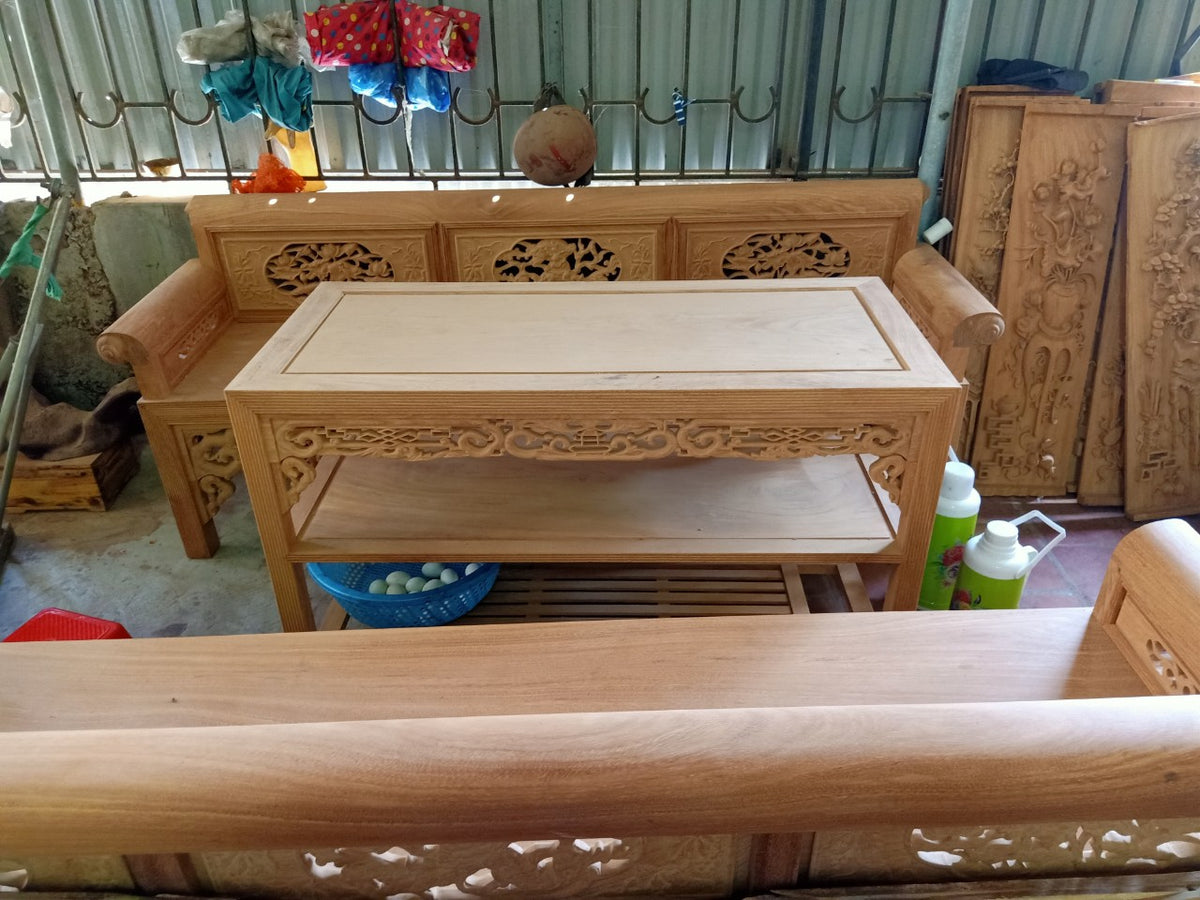 Bộ Trường Kỷ Cổ - Tràng Kỷ Truyền Thống - Gỗ Gụ