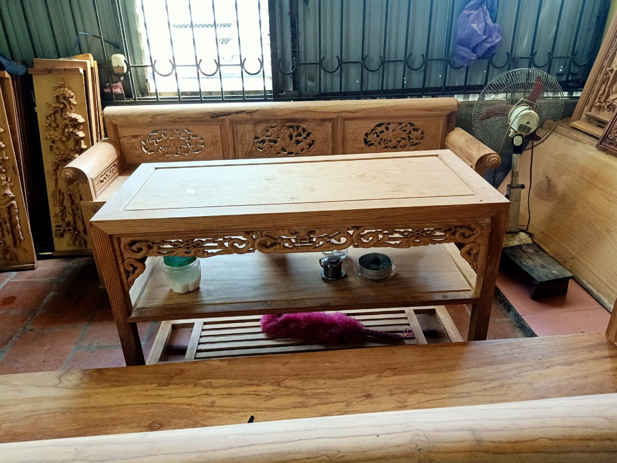 Bộ Trường Kỷ Cổ - Tràng Kỷ Truyền Thống - Gỗ Gụ
