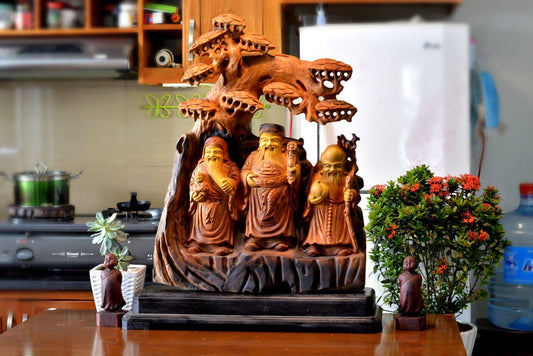 Bộ Ba Cụ Phúc Lộc Thọ Thần Thái