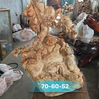 Phật Di Lặc Ngồi Gốc Đào