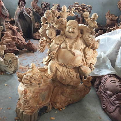 Phật Di Lặc Đứng Lu Tiền