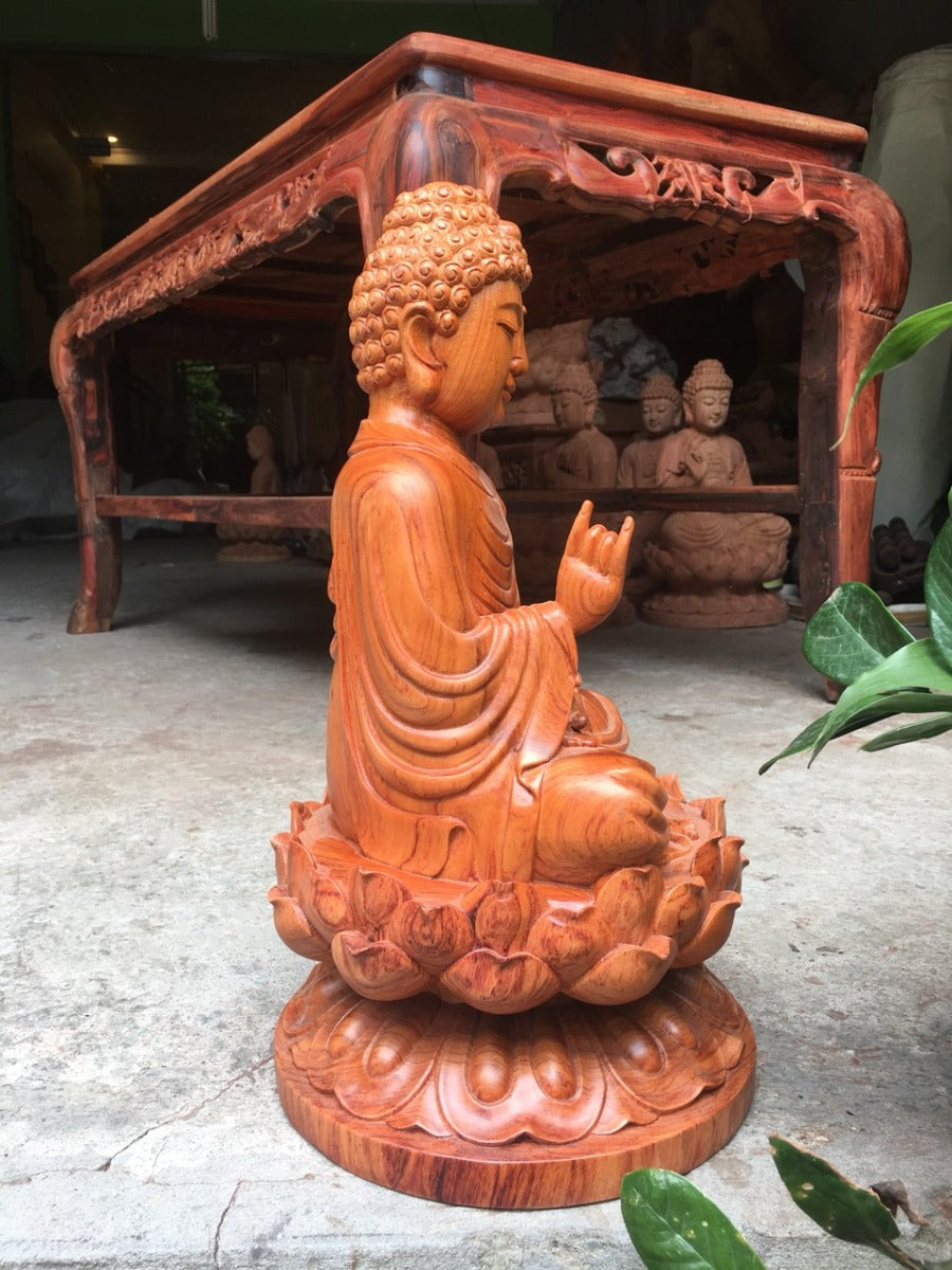 Tượng Gỗ Niên Hoa Vi Tiếu