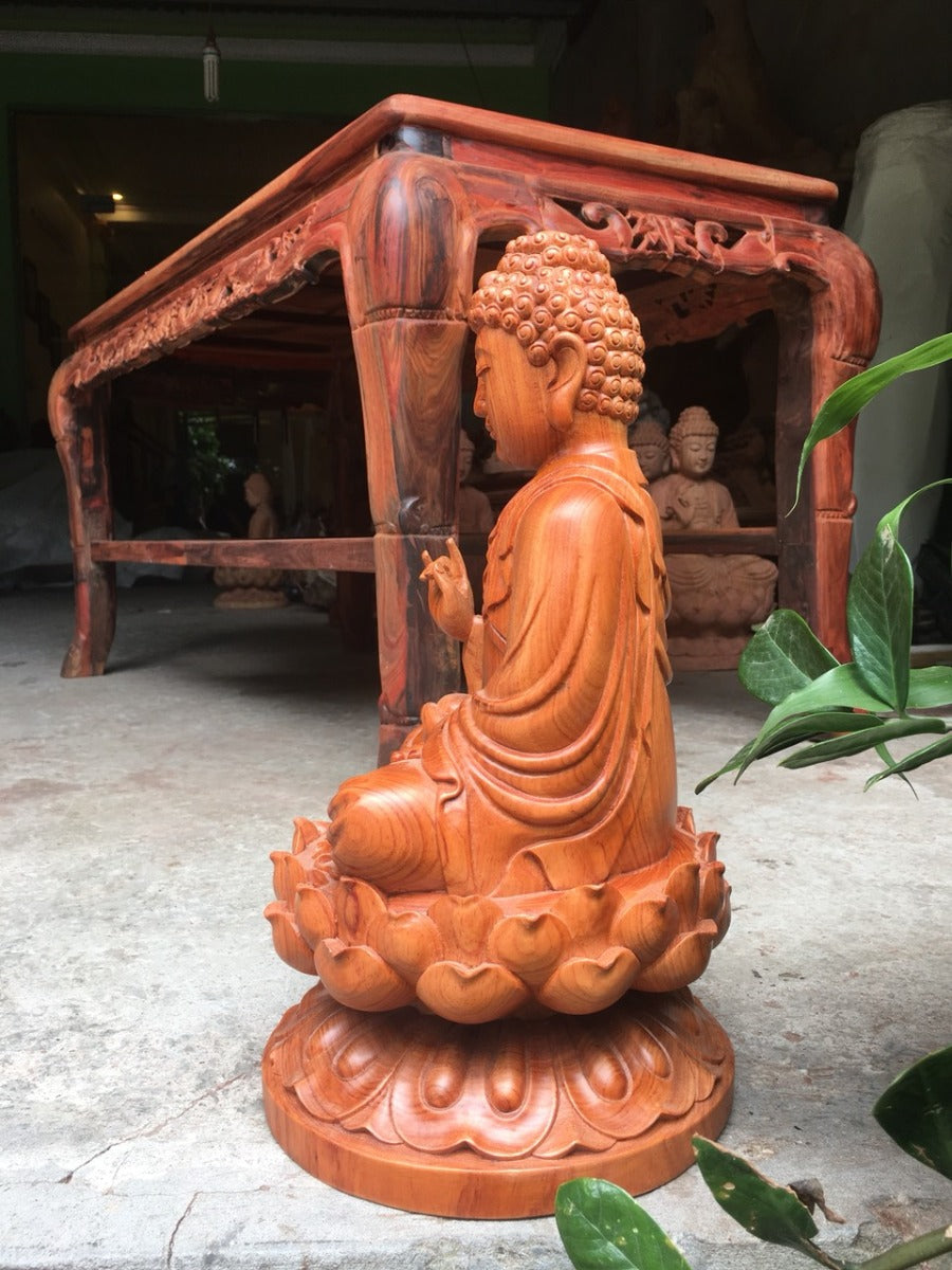 Tượng Gỗ Niên Hoa Vi Tiếu