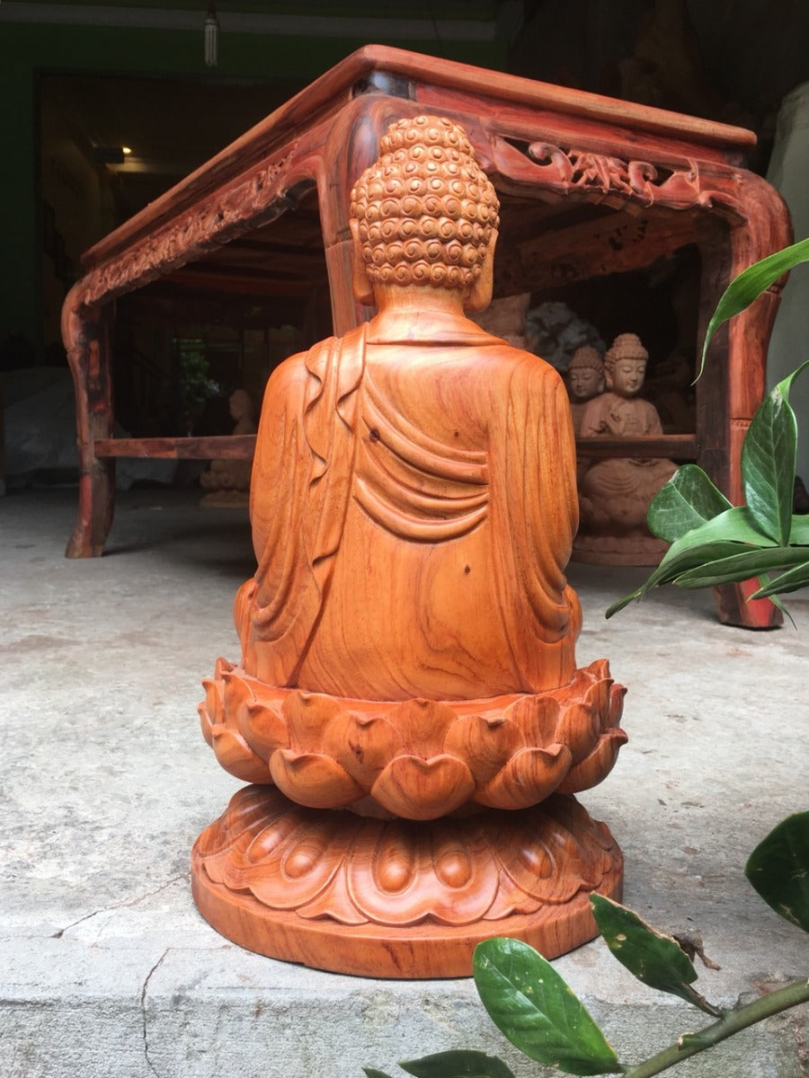 Tượng Gỗ Niên Hoa Vi Tiếu