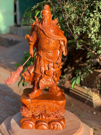 Quan Công  Xách Đao Vuốt Râu Cao 70