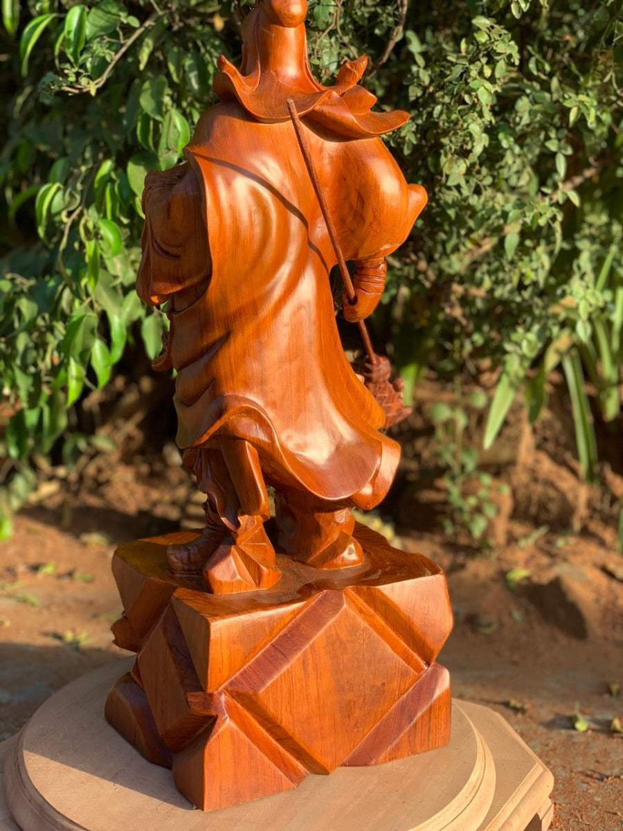 Quan Công  Xách Đao Vuốt Râu Cao 70