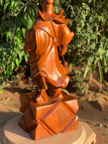 Quan Công  Xách Đao Vuốt Râu Cao 70