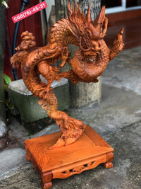 Tượng Gỗ Con Rồng - Nhất Long