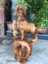 Tượng Linh Vật Dê Tài Lộc