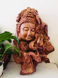 Tượng Diện Phật Quan Âm Gỗ Cẩm