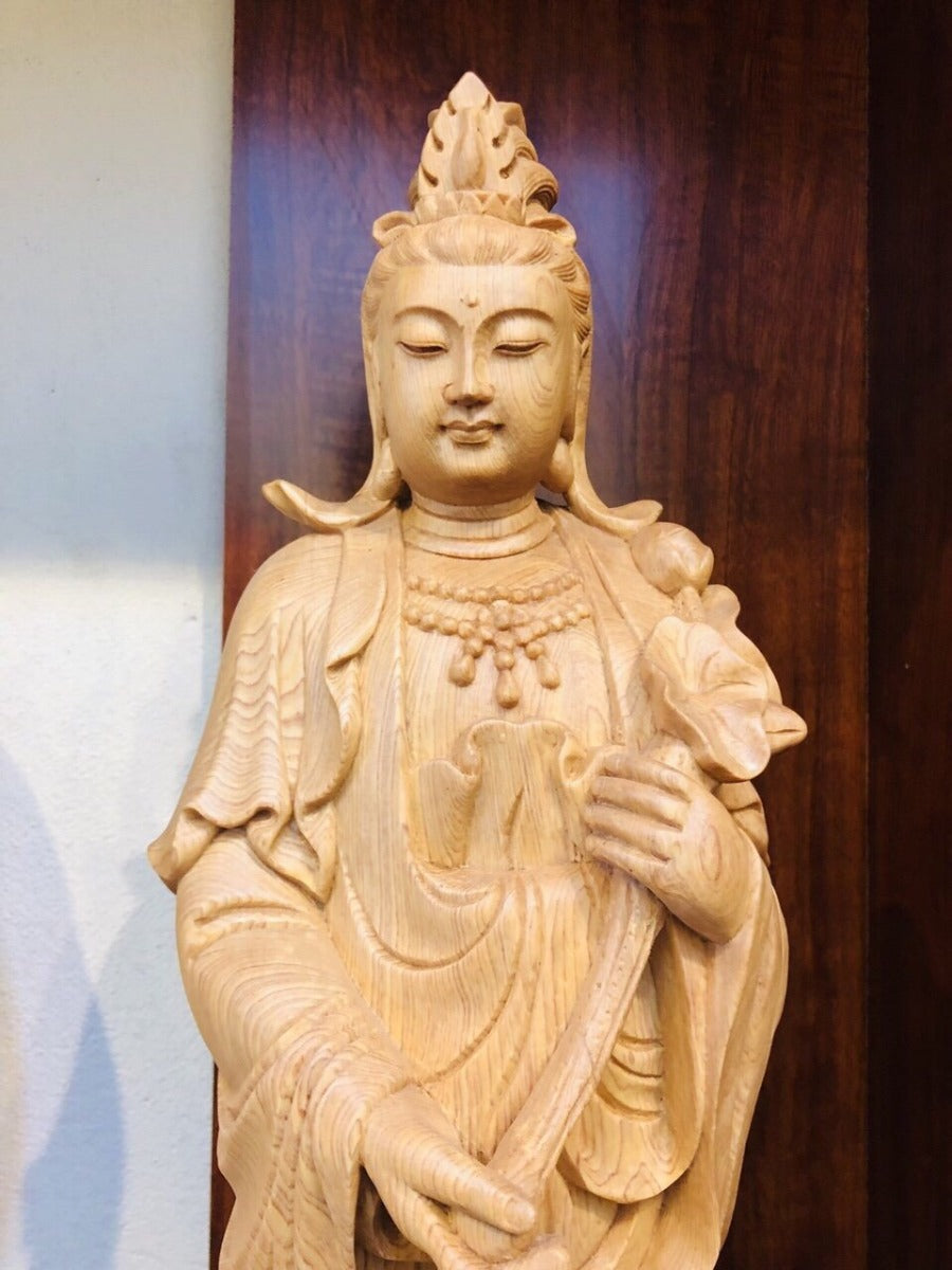 Tượng Tây Phương Tam Thánh Gỗ Pơ Mu