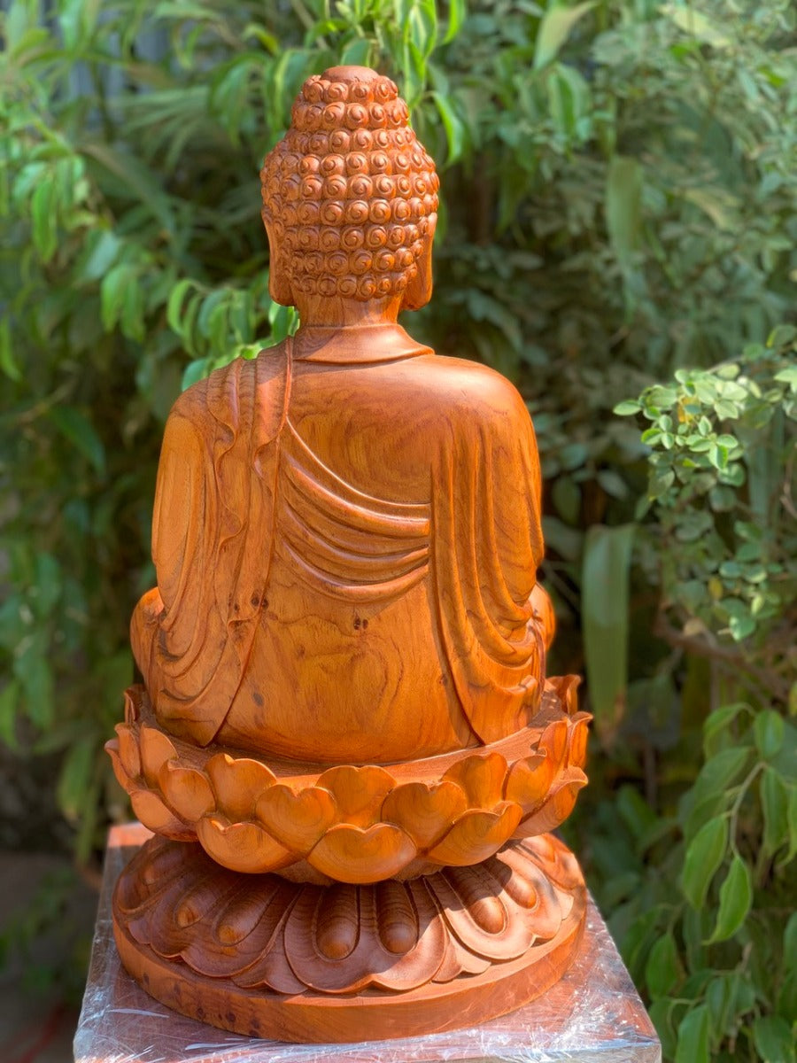 Phật Tổ - A Di Đà Tọa Đài Sen Cao 60