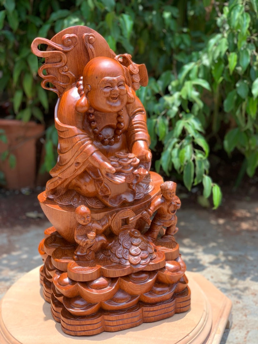 Di Lặc Nhị Phúc Dâng Tài Lộc