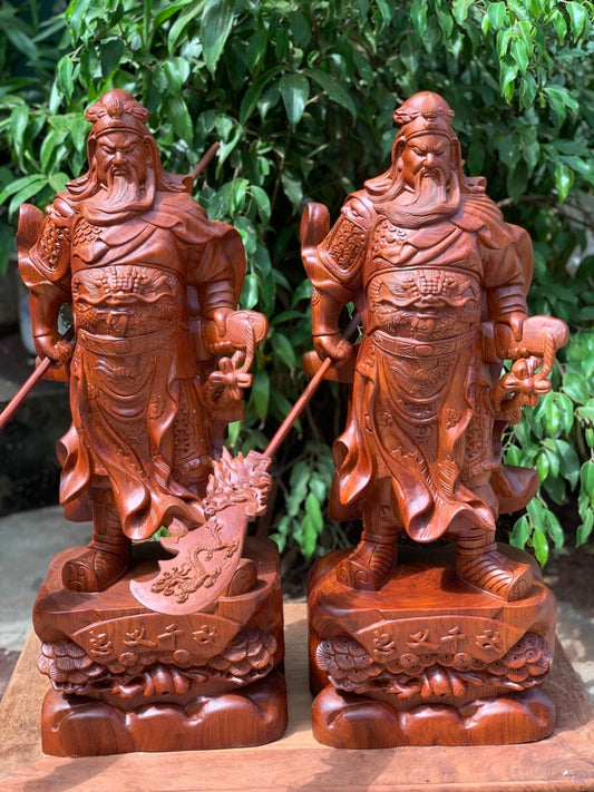 Quan Vân Trường - Quan Vũ Xách Đao - Cao 70