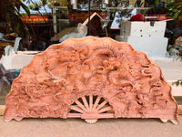 Tranh Quạt Gỗ Tứ Linh