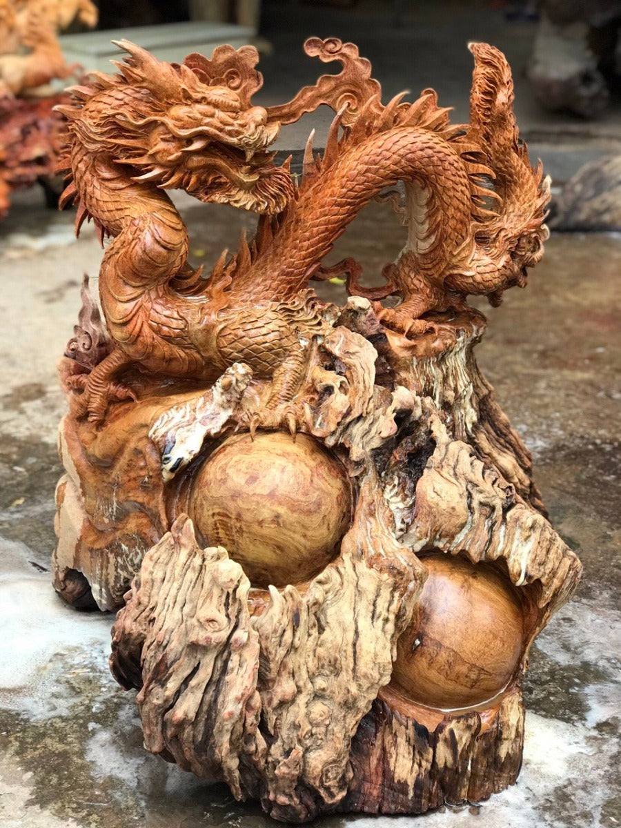 Tượng Nhất Long Vờn Ngọc