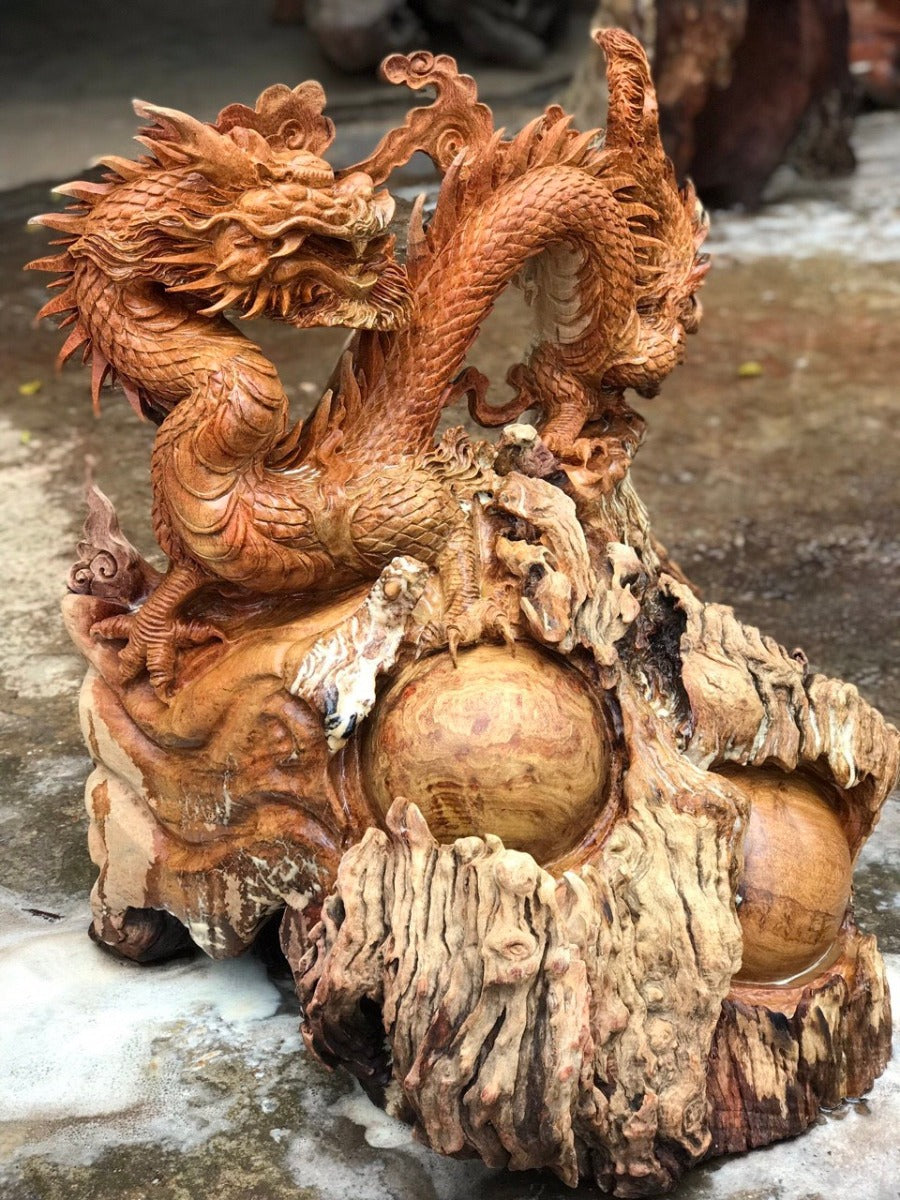Tượng Nhất Long Vờn Ngọc
