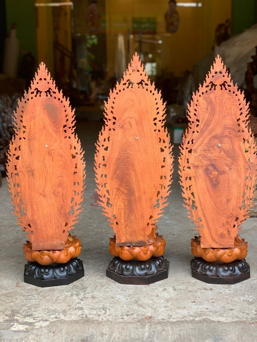 Tượng Phật Tây Phương Tam Thánh Sơn Giả Cổ Cao 60