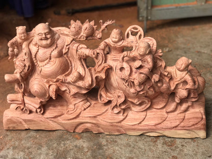 Di Lặc Ngũ Phúc Kéo Bao Tiền