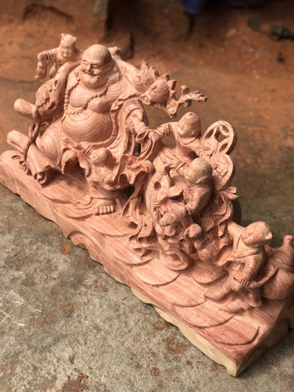 Di Lặc Ngũ Phúc Kéo Bao Tiền