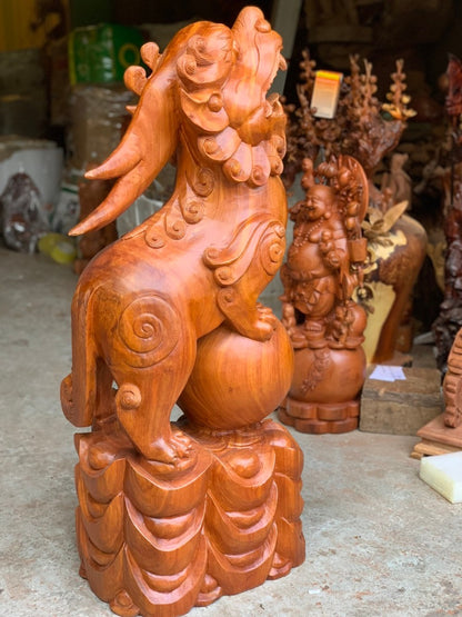 Linh Vật Tỳ Hưu Gỗ Hương
