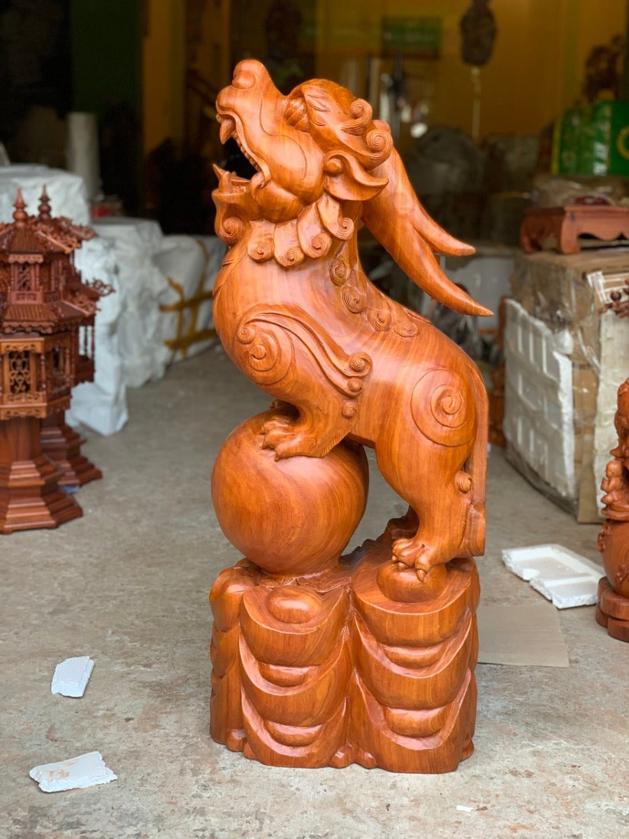 Linh Vật Tỳ Hưu Gỗ Hương