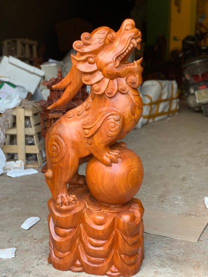 Linh Vật Tỳ Hưu Gỗ Hương