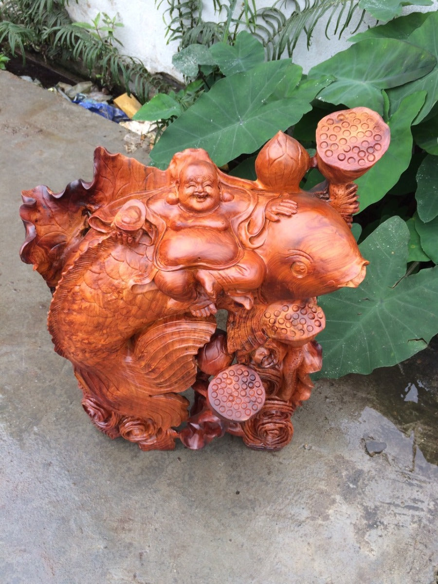 Di Lặc Cưỡi Cá Chép