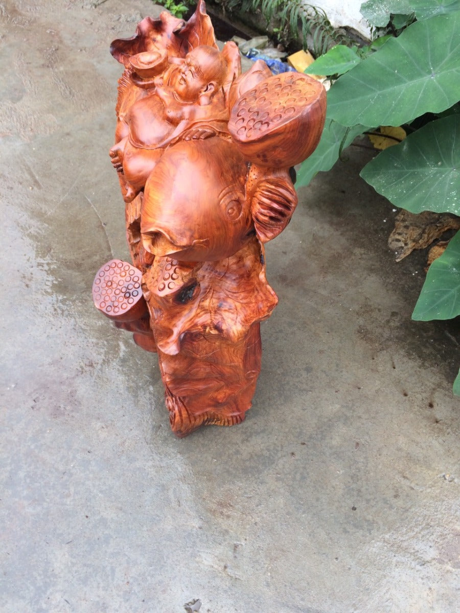 Di Lặc Cưỡi Cá Chép