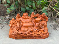 Di Lặc Ngũ Phúc Vạn Sự Như Ý Gỗ Hương