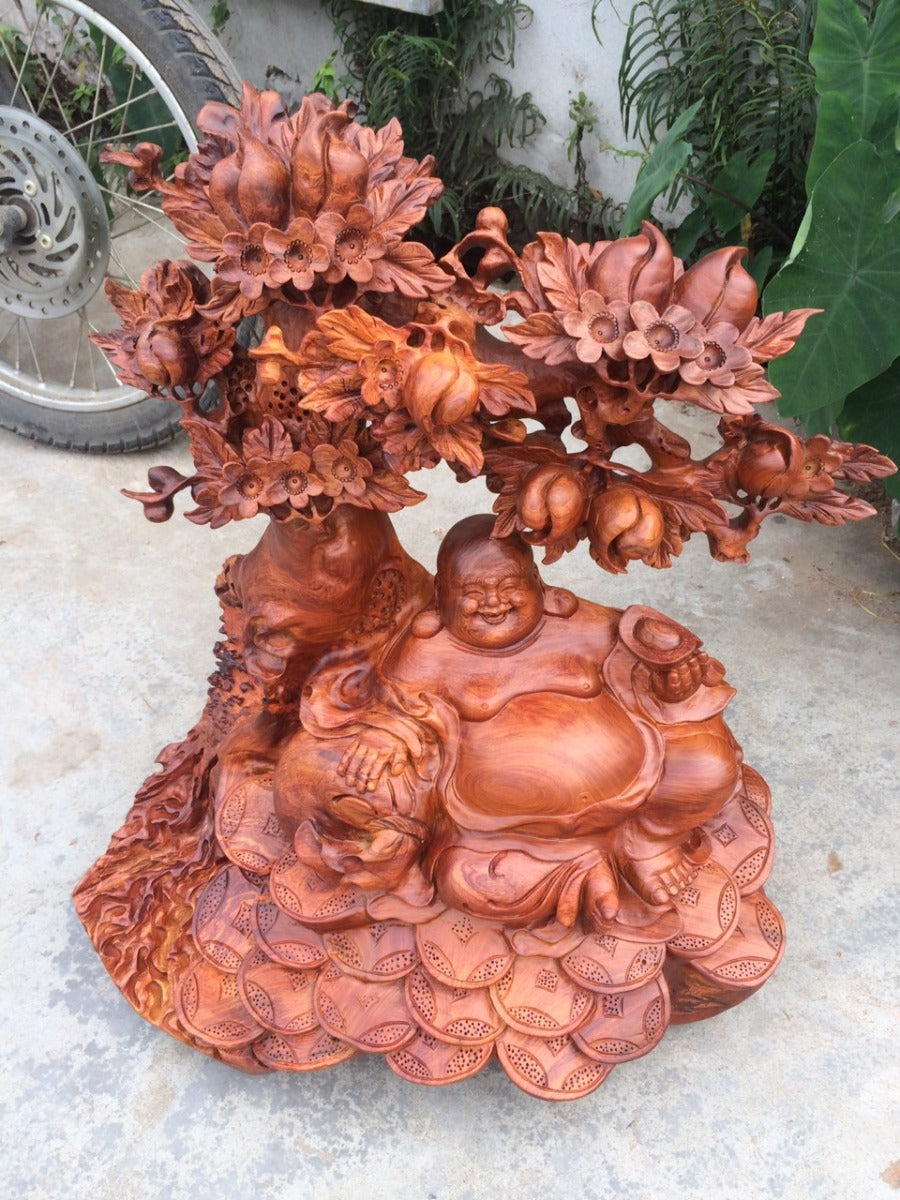 Di Lặc Ngồi Gốc Đào Tiên