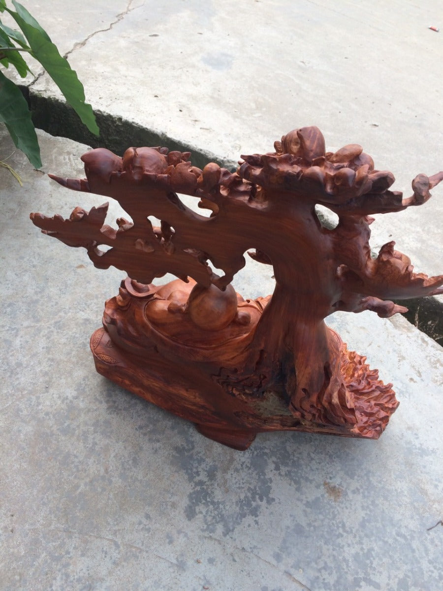 Di Lặc Ngồi Gốc Đào Tiên