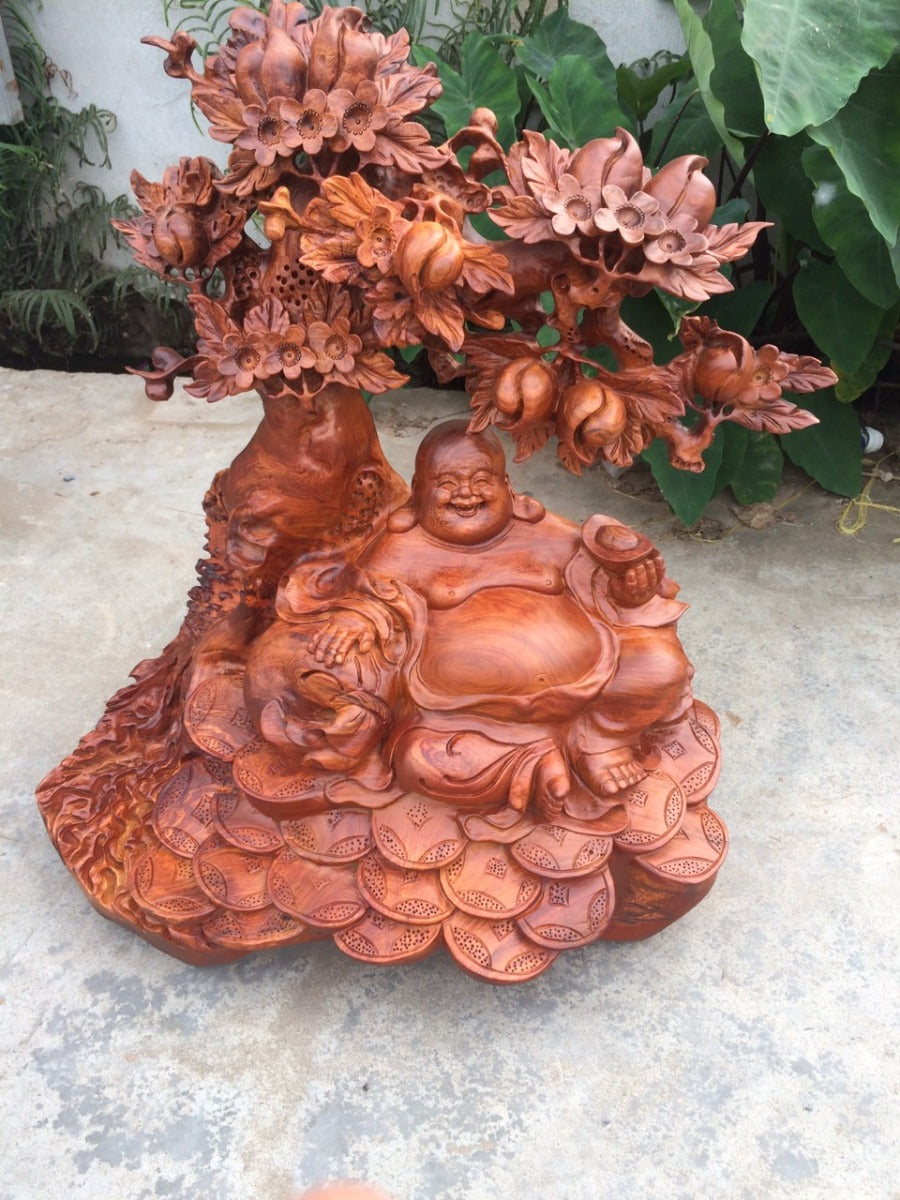 Di Lặc Ngồi Gốc Đào Tiên
