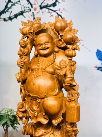 Di Lặc Tam Phúc Cưỡi Cá Chép