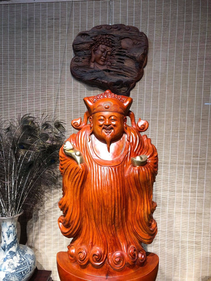 Tượng Thần Tài Đứng Thỏi Vàng