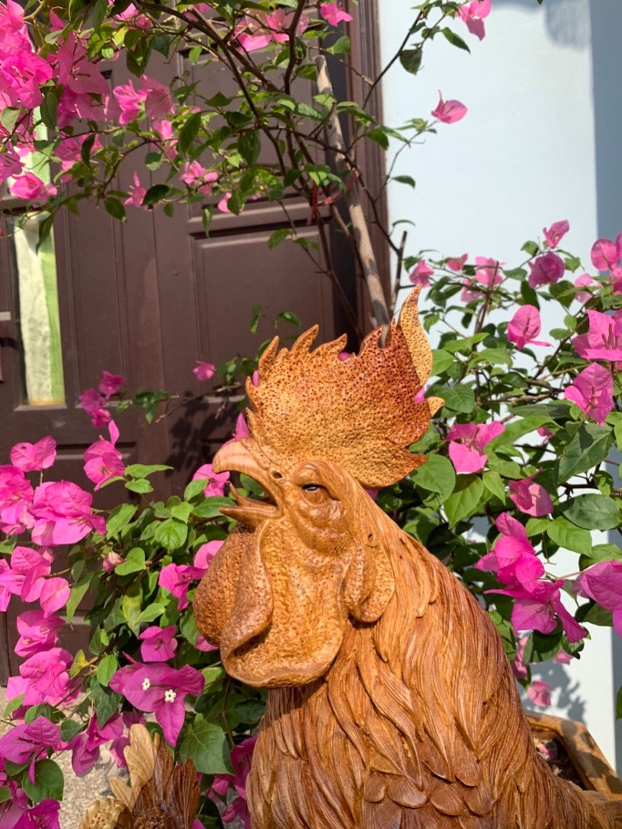 Gia Đình Gà - Hoa Phù Dung  Cao 90