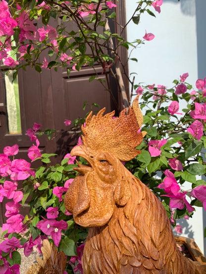 Gia Đình Gà - Hoa Phù Dung  Cao 90