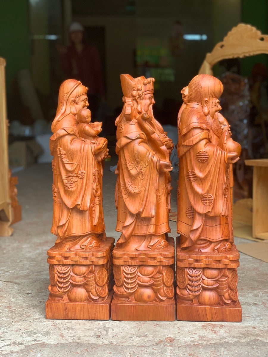 Tượng Tam Đa - Phúc Lộc Thọ Cao 40 - Mẫu 2