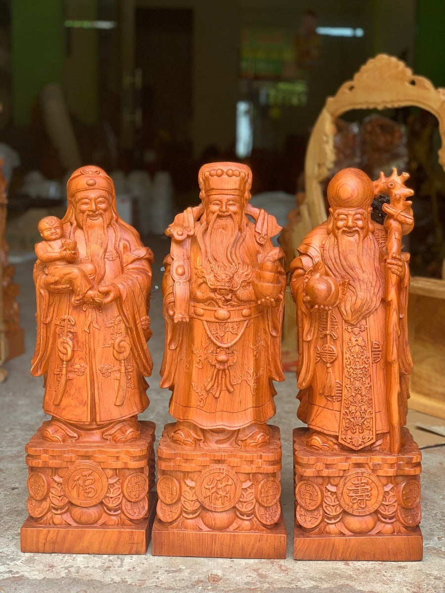 Tượng Tam Đa - Phúc Lộc Thọ Cao 40 - Mẫu 2