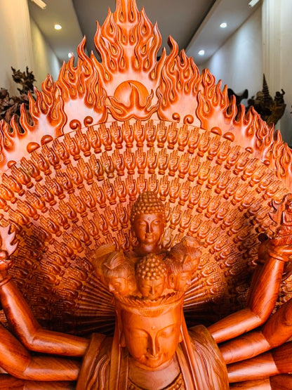 Tượng Thiên Thủ Thiên Nhãn Gỗ Hương