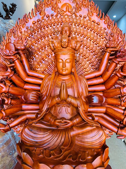 Tượng Thiên Thủ Thiên Nhãn Gỗ Hương